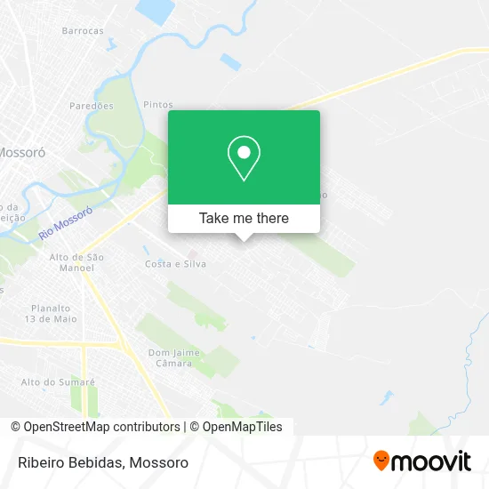 Ribeiro Bebidas map