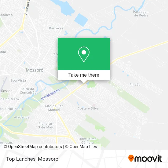 Top Lanches map