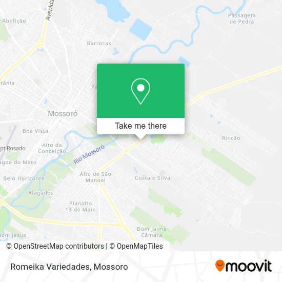 Romeika Variedades map