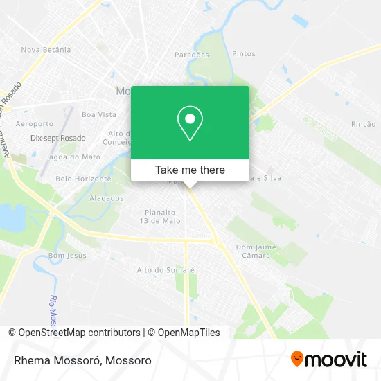 Rhema Mossoró map