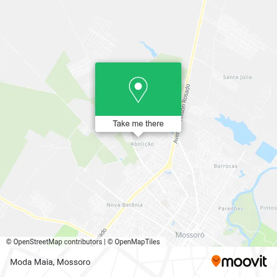 Moda Maia map