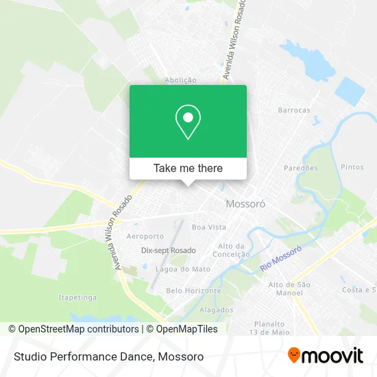 Studio Performance Dance map