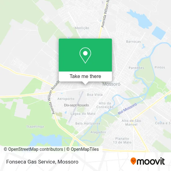Fonseca Gas Service map