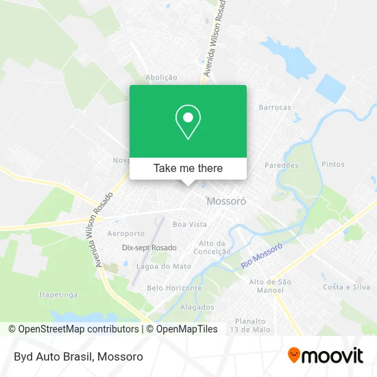 Byd Auto Brasil map