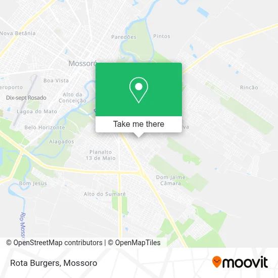 Rota Burgers map