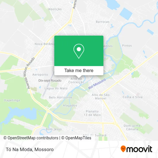 Tó Na Moda map