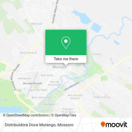 Distribuidora Doce Morango map