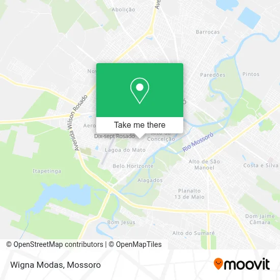 Wigna Modas map