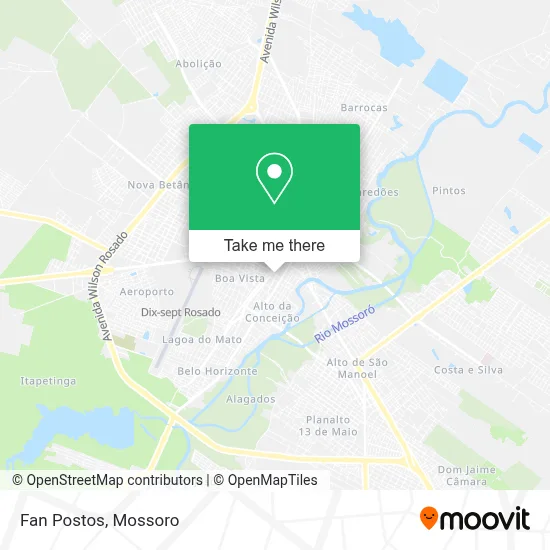 Fan Postos map