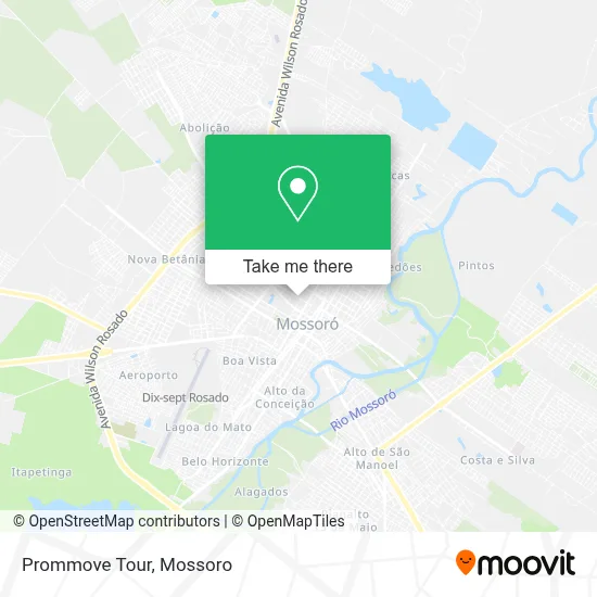 Prommove Tour map