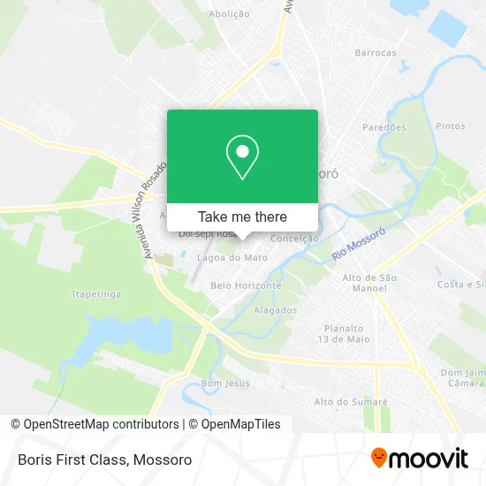 Boris First Class map