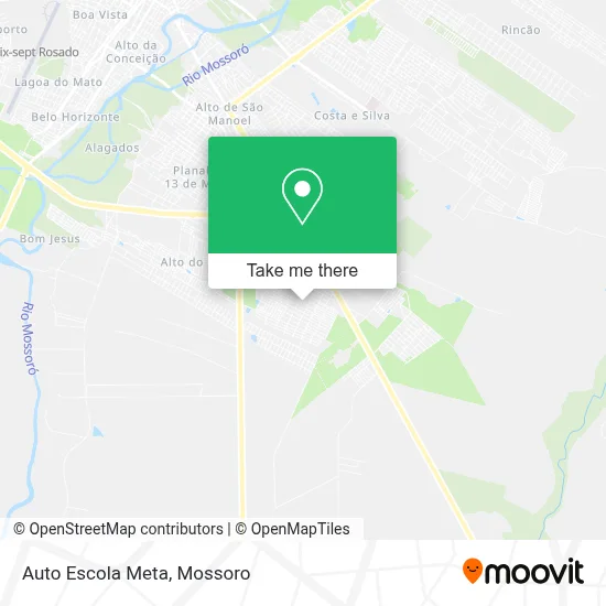 Auto Escola Meta map