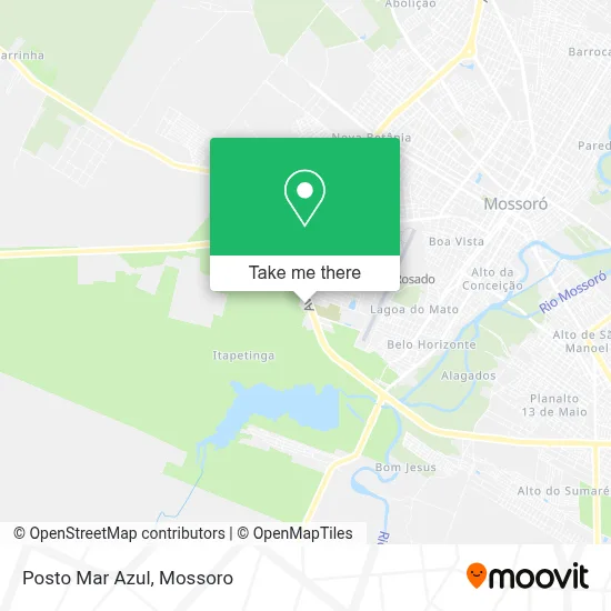 Posto Mar Azul map