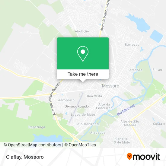 Ciaflay map