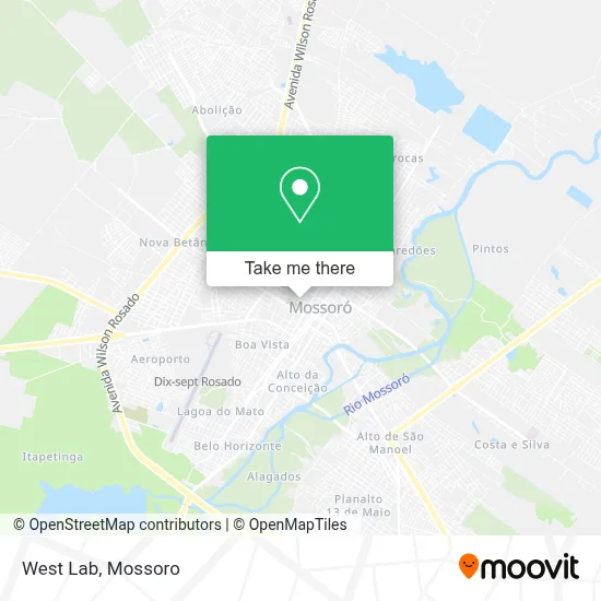 West Lab map