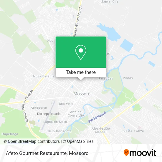Afeto Gourmet Restaurante map