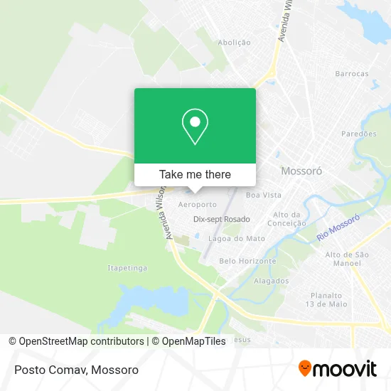 Posto Comav map