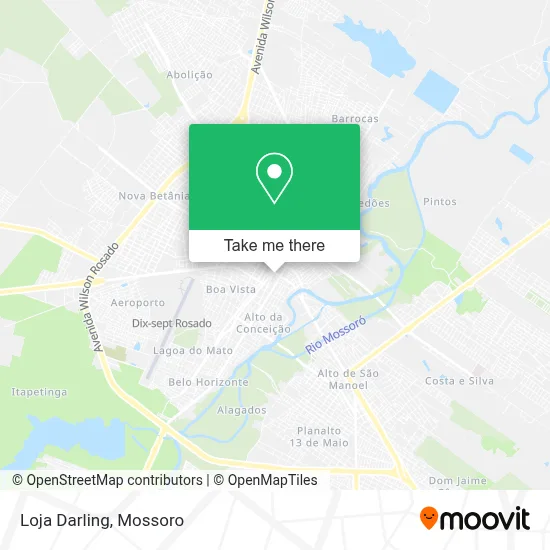 Loja Darling map