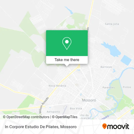 In Corpore Estudio De Pilates map