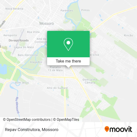 Repav Construtora map