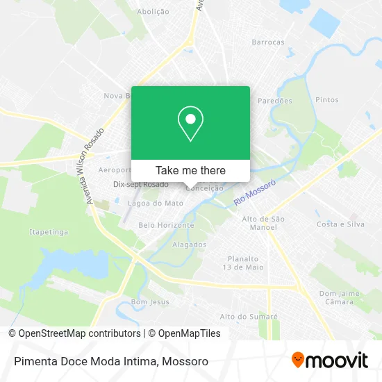 Pimenta Doce Moda Intima map