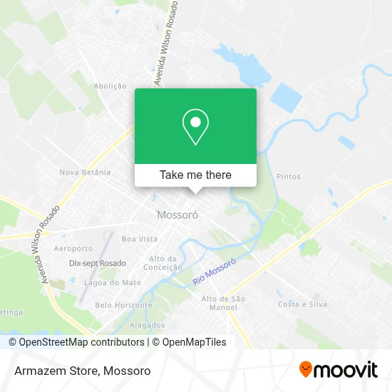 Armazem Store map