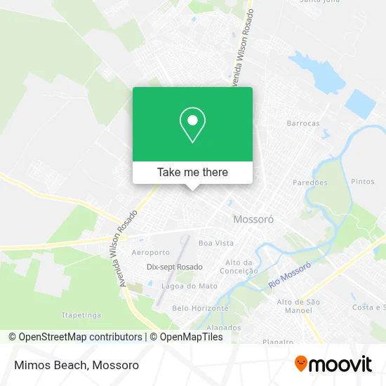 Mimos Beach map