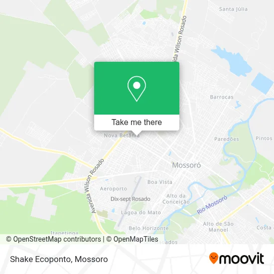 Shake Ecoponto map