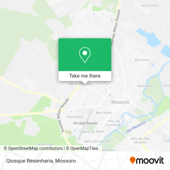 Qiosque Resenharia map