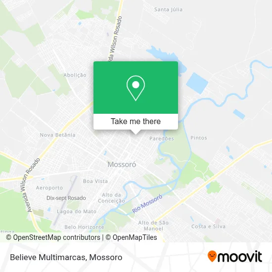 Believe Multimarcas map