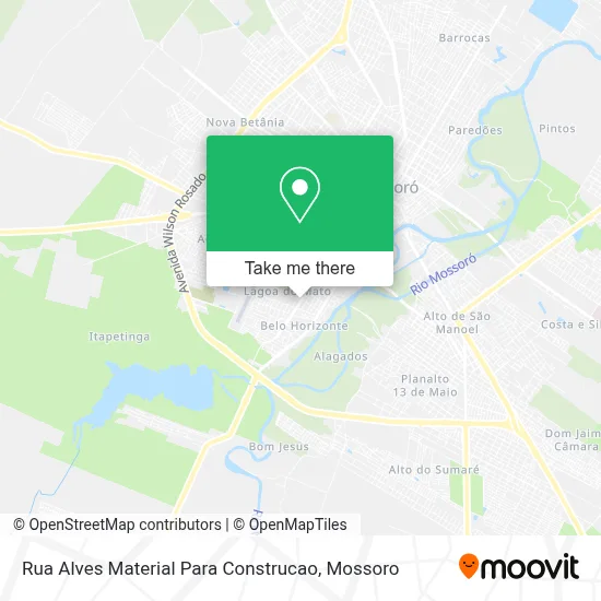 Rua Alves Material Para Construcao map