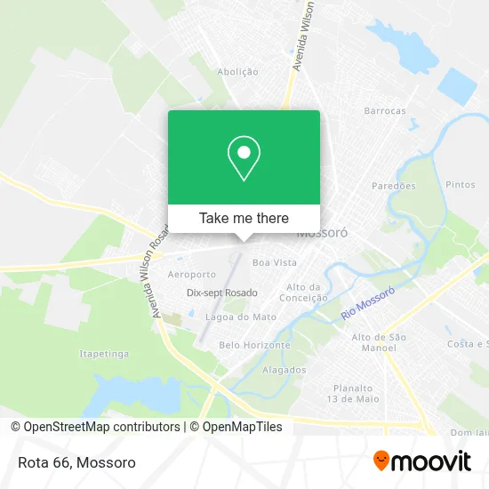 Rota 66 map
