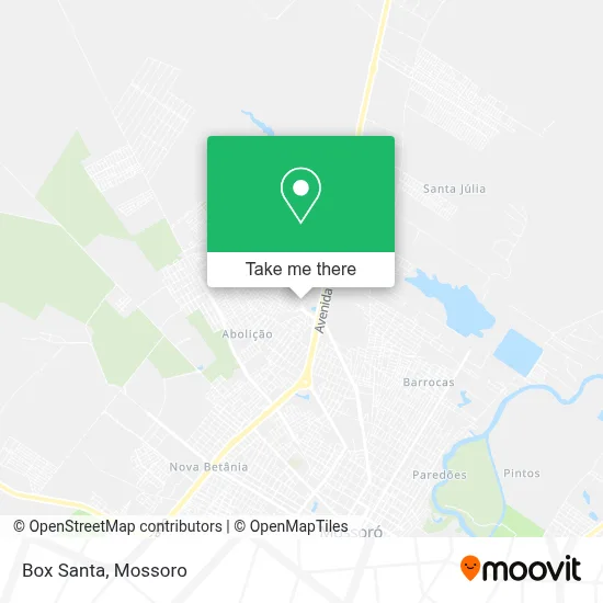 Box Santa map