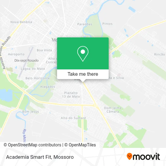 Academia Smart Fit map