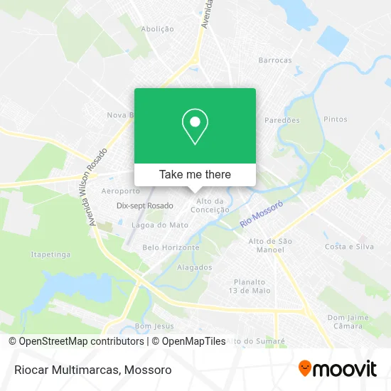 Riocar Multimarcas map