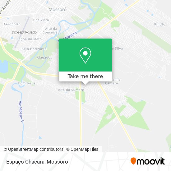 Espaço Chácara map
