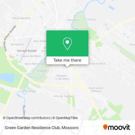 Mapa Green Garden Residence Club