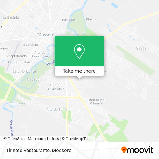 Mapa Tirinete Restaurante