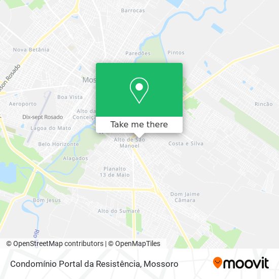 Condomínio Portal da Resistência map