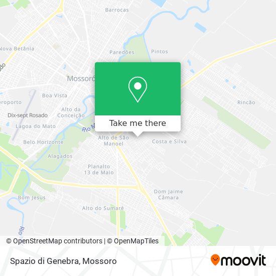 Spazio di Genebra map