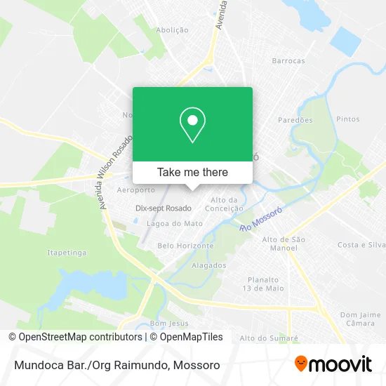 Mundoca Bar./Org Raimundo map