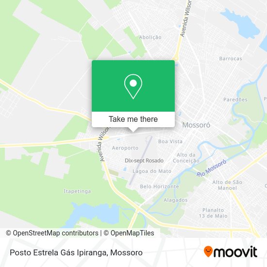 Posto Estrela Gás Ipiranga map