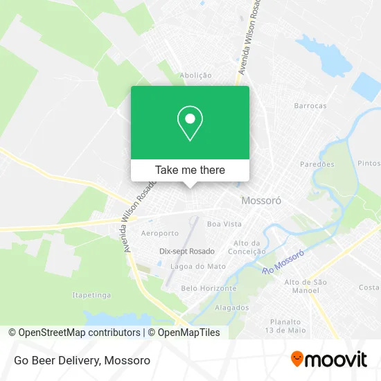 Go Beer Delivery map