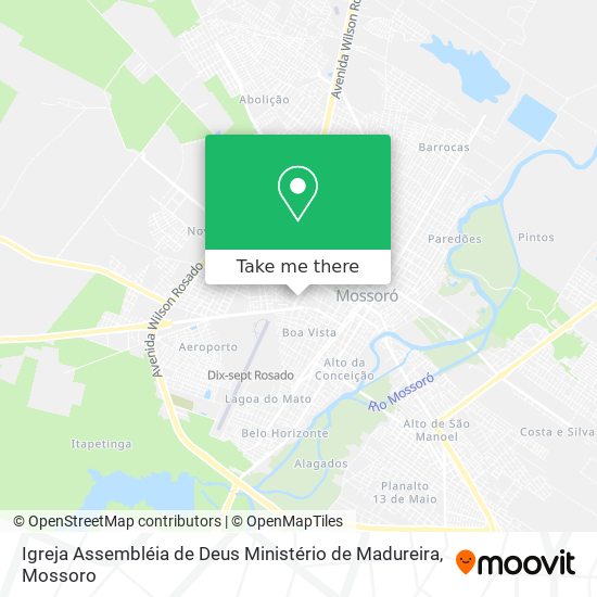 Igreja Assembléia de Deus Ministério de  Madureira map