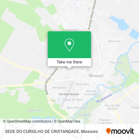 SEDE DO CURSILHO DE CRISTANDADE map