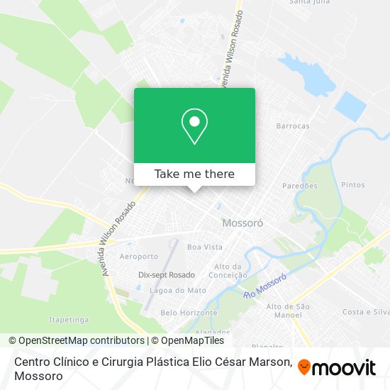 Centro Clínico e Cirurgia Plástica Elio César Marson map