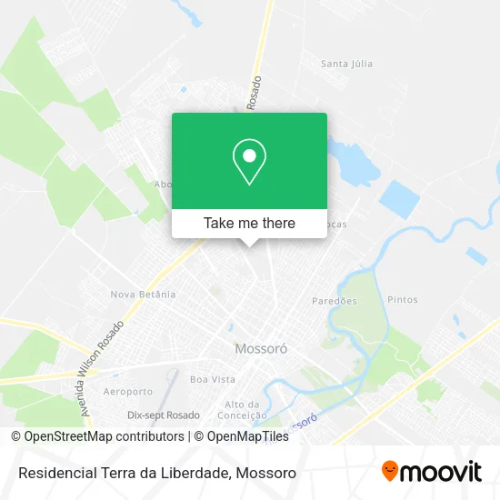 Residencial Terra da Liberdade map