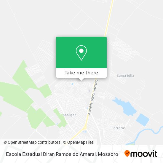 Mapa Escola	Estadual Diran Ramos do Amaral