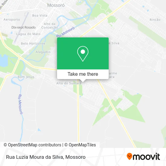 Rua Luzia Moura da Silva map