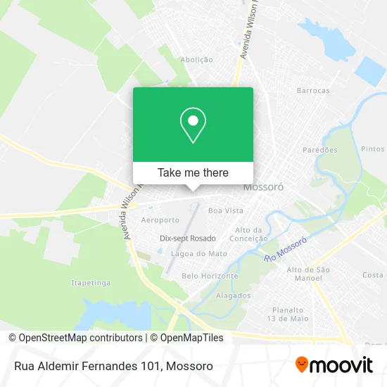 Rua Aldemir Fernandes 101 map